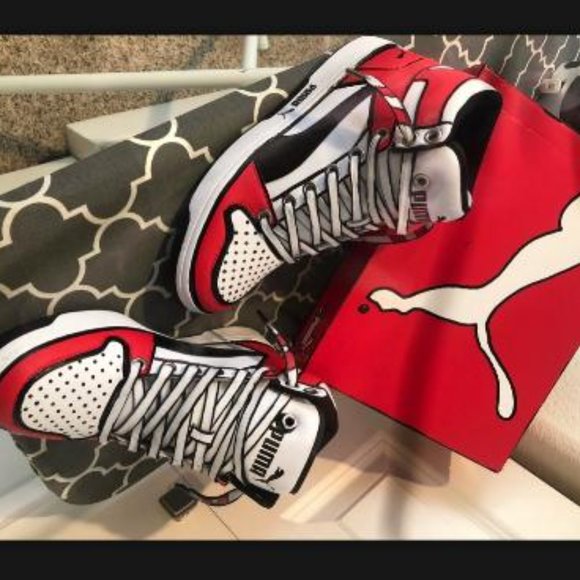 mens PUMA 9.5 custom painted shoes - Picture 6 of 6